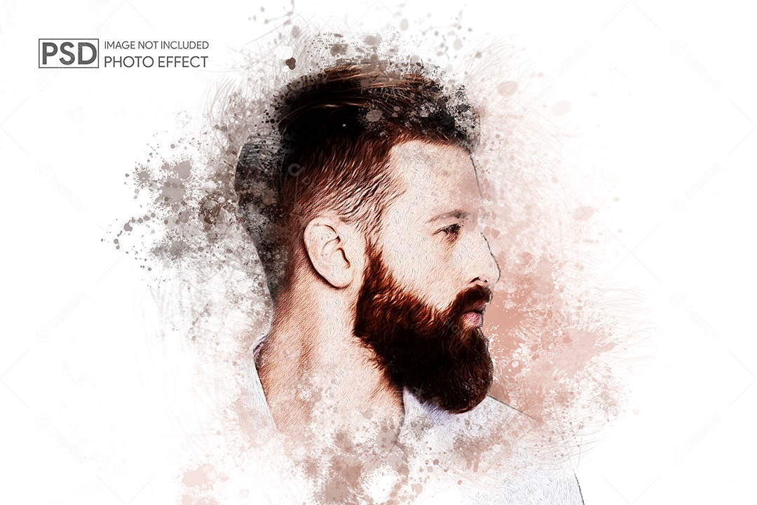 Mockup de Efeito de Foto PSD Editável