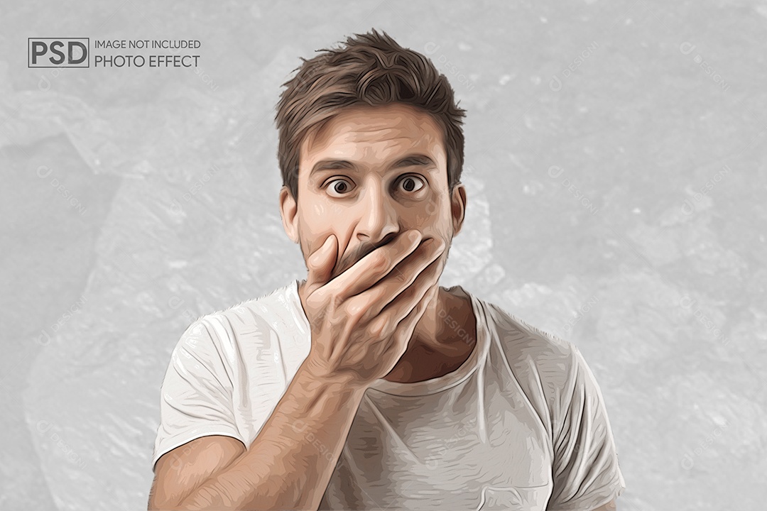 Mockup de Efeito de Foto PSD Editável