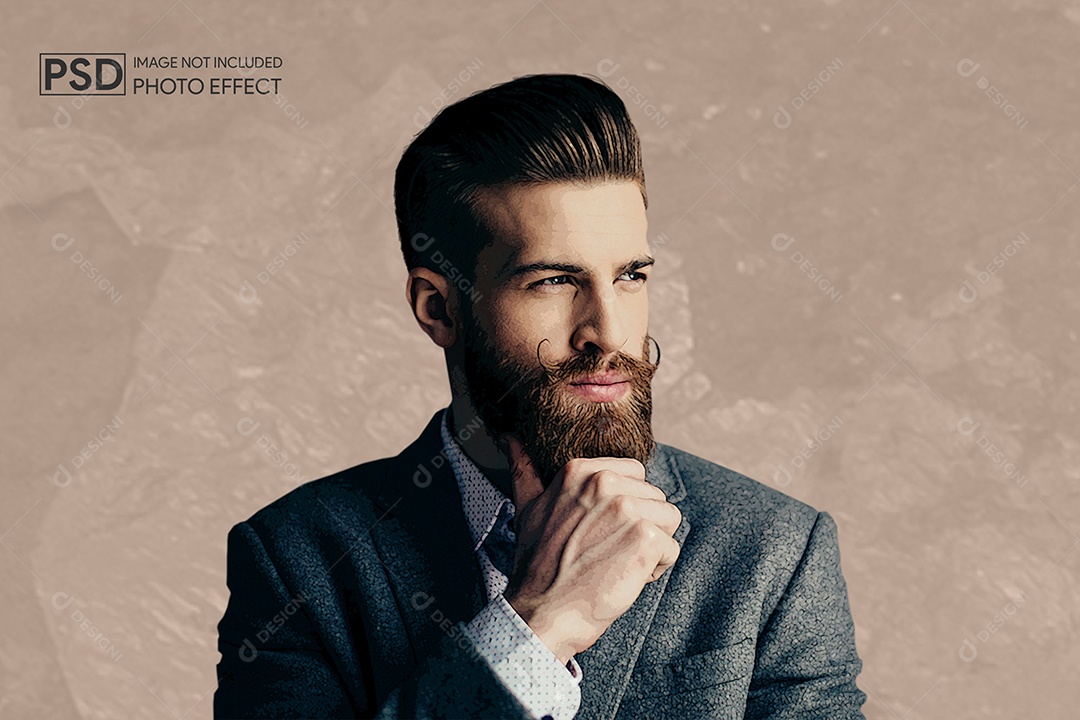 Mockup de Efeito de Foto PSD Editável