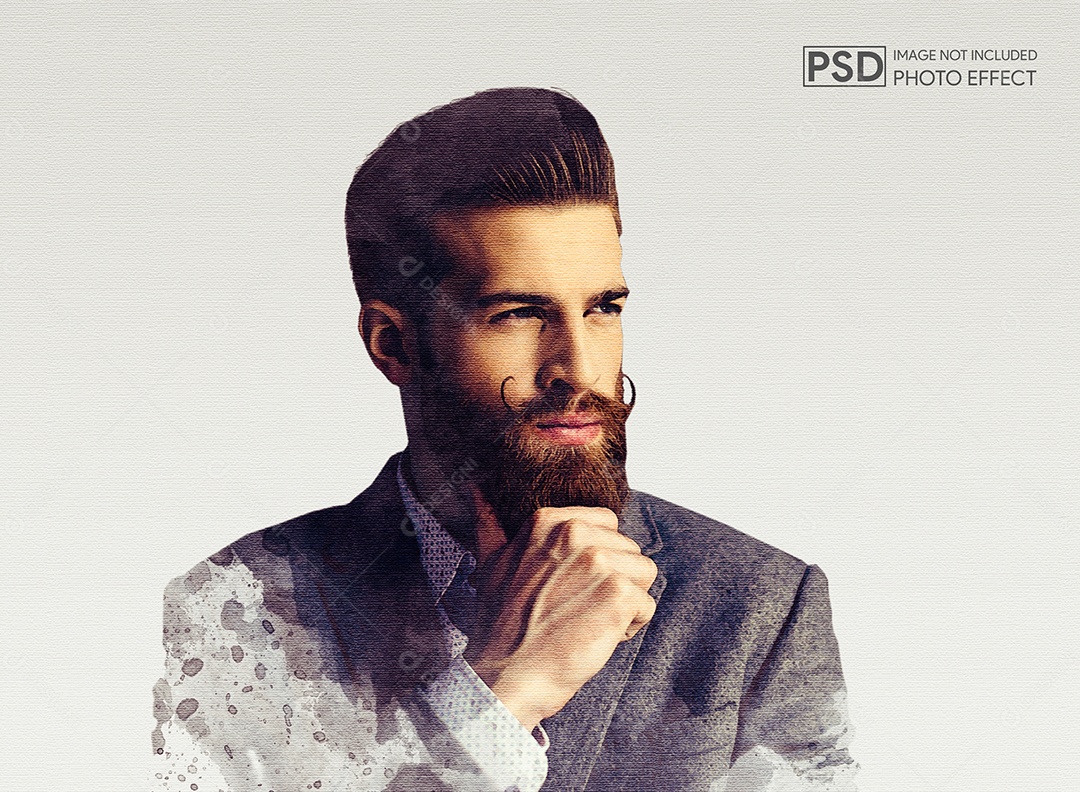 Mockup de Efeito de Foto PSD Editável