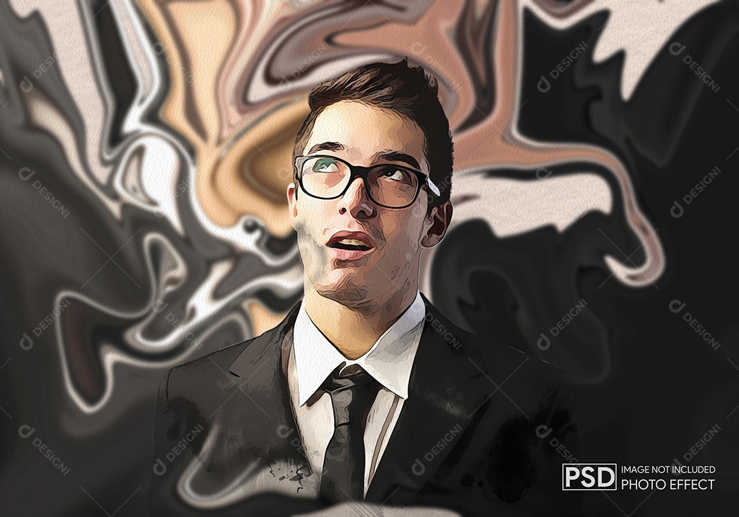 Mockup de Efeito de Foto PSD Editável