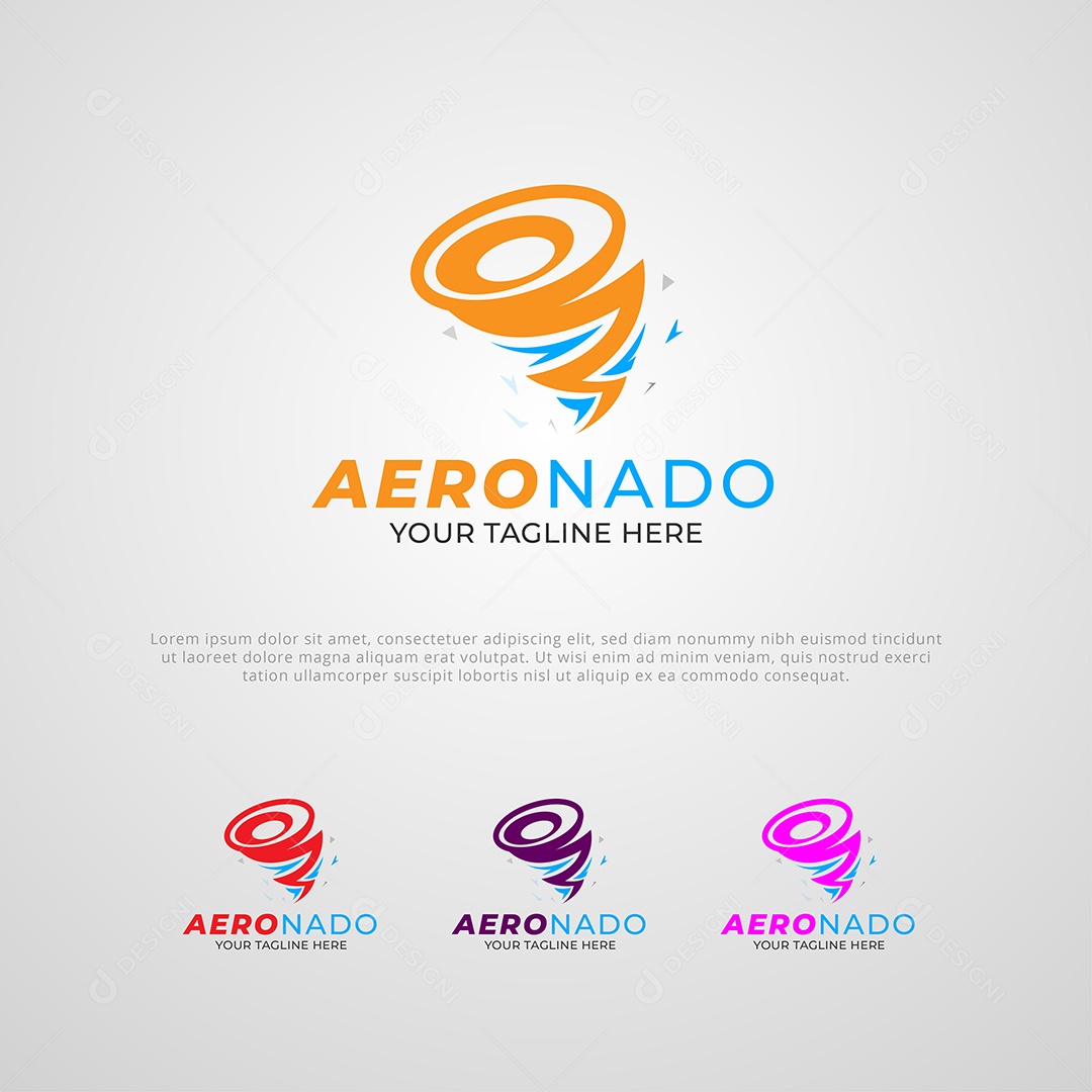 Aeronado Logotipo Vetor EPS + AI Editável