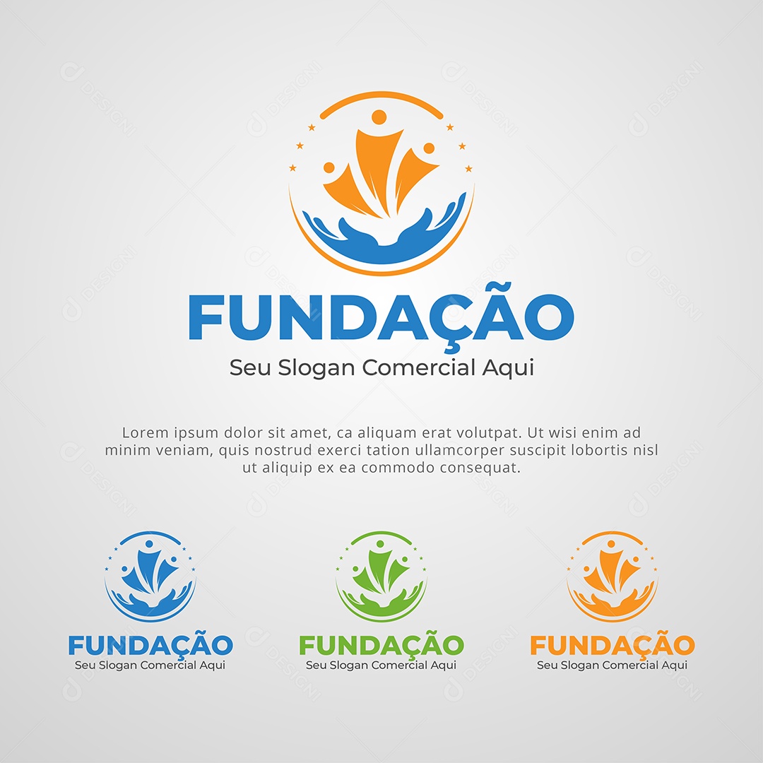Fundação Logotipo Vetor EPS + AI Editável