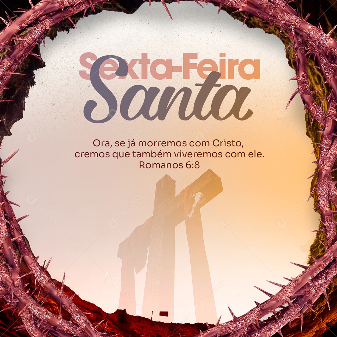 Sexta-Feira Santa Social Media PSD Editável