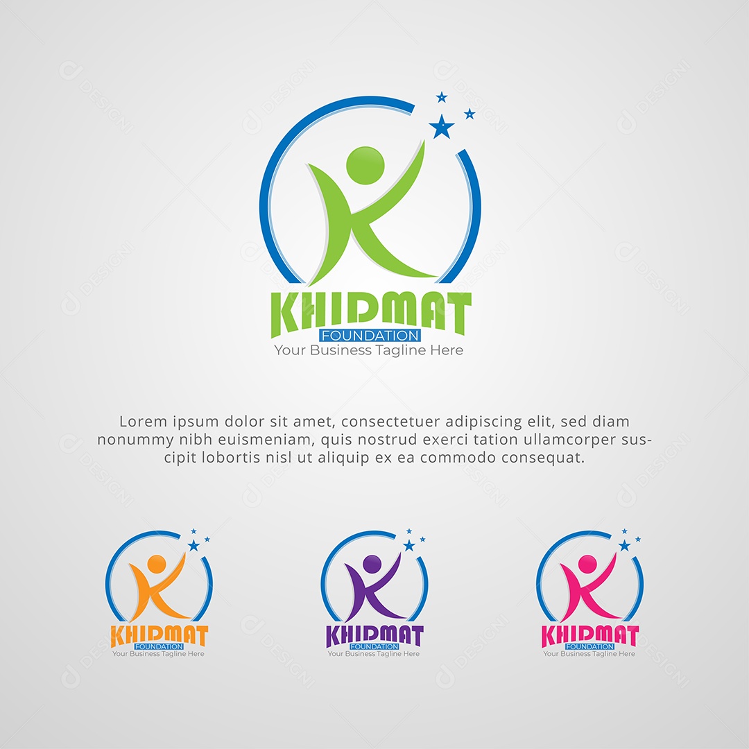 Fundação Khidmat Logotipo Vetor EPS + AI Editável