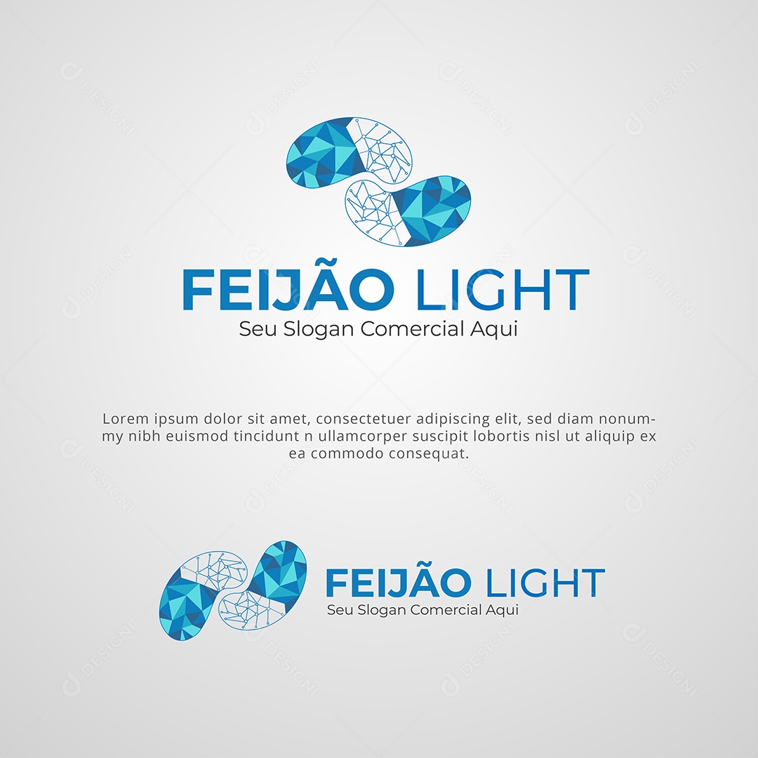 Feijão Light Logotipo Vetor EPS + AI Editável