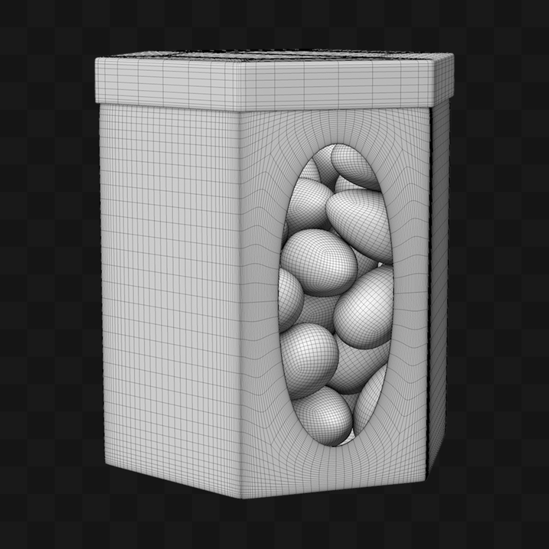 Caixa de Ovinhos de Páscoa - Modelo 3D