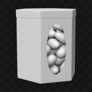 Caixa de Ovinhos de Páscoa - Modelo 3D