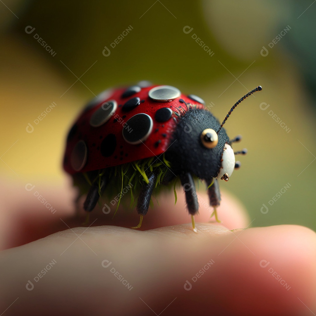 Inseto sobre floresta