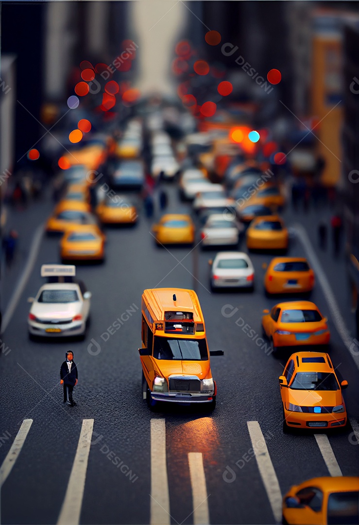 Vista aérea de cidade casas prédios