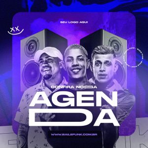 Confira Nossa Agenda Mc Davi Mc Don Juan Mc Pedrinho Flyer Social Media PSD Editável