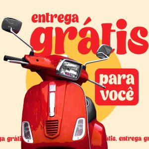 Entrega Grátis Para Você Delivery Pizzaria Social Media PSD Editável