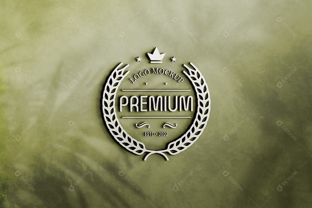 Mockup Logotipo de Empresa PSD Editável