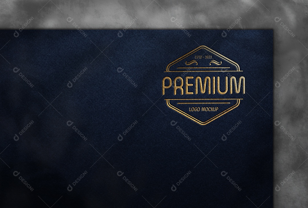 Mockup Logotipo de Empresa PSD Editável