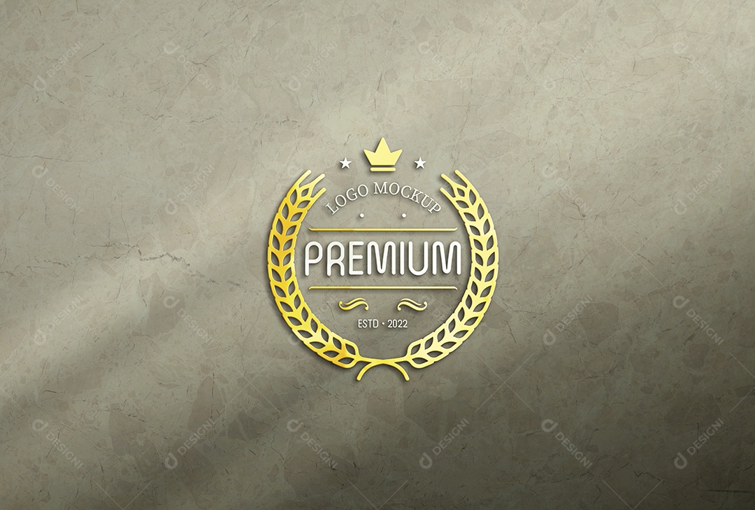 Mockup Logotipo de Empresa PSD Editável