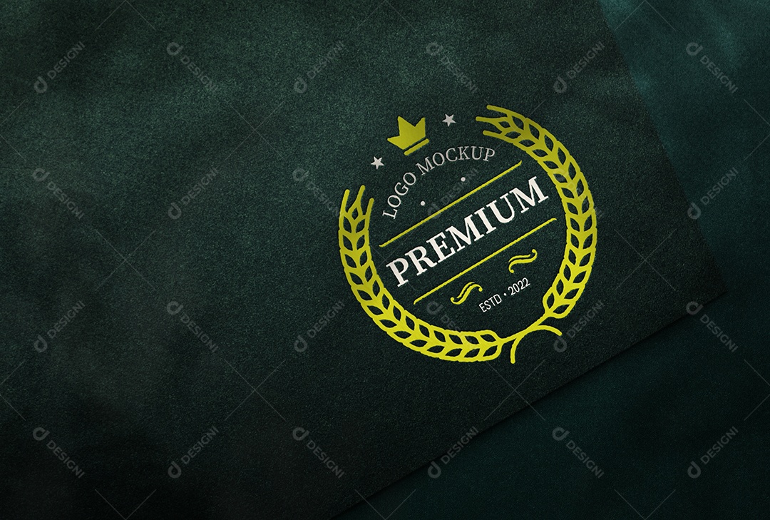 Mockup Logotipo de Empresa PSD Editável