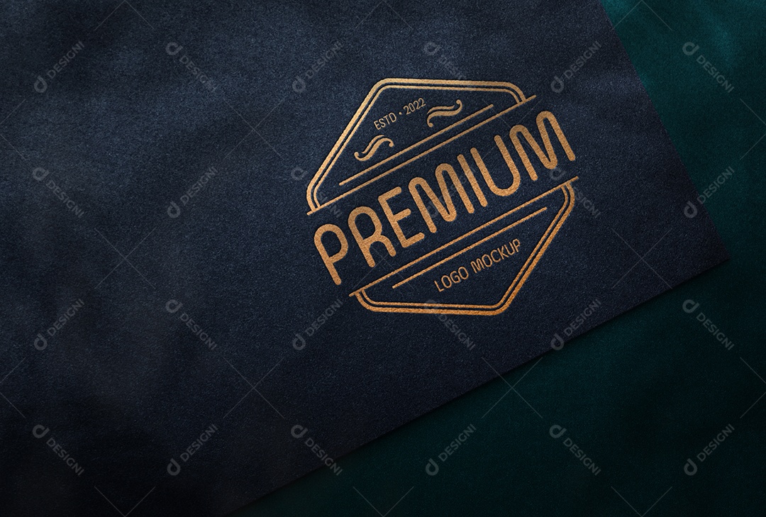 Mockup Logotipo de Empresa PSD Editável
