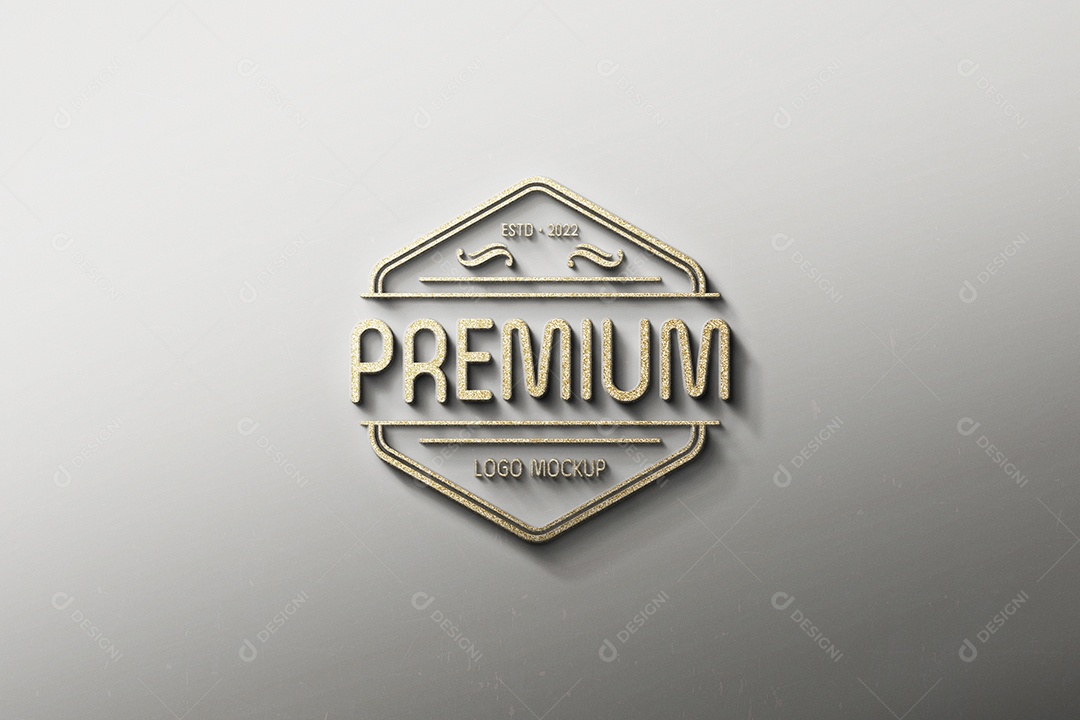 Mockup Logotipo de Empresa PSD Editável