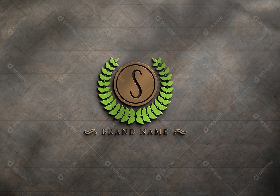 Mockup Logotipo de Empresa PSD Editável