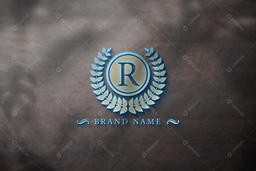 Mockup Logotipo de Empresa PSD Editável