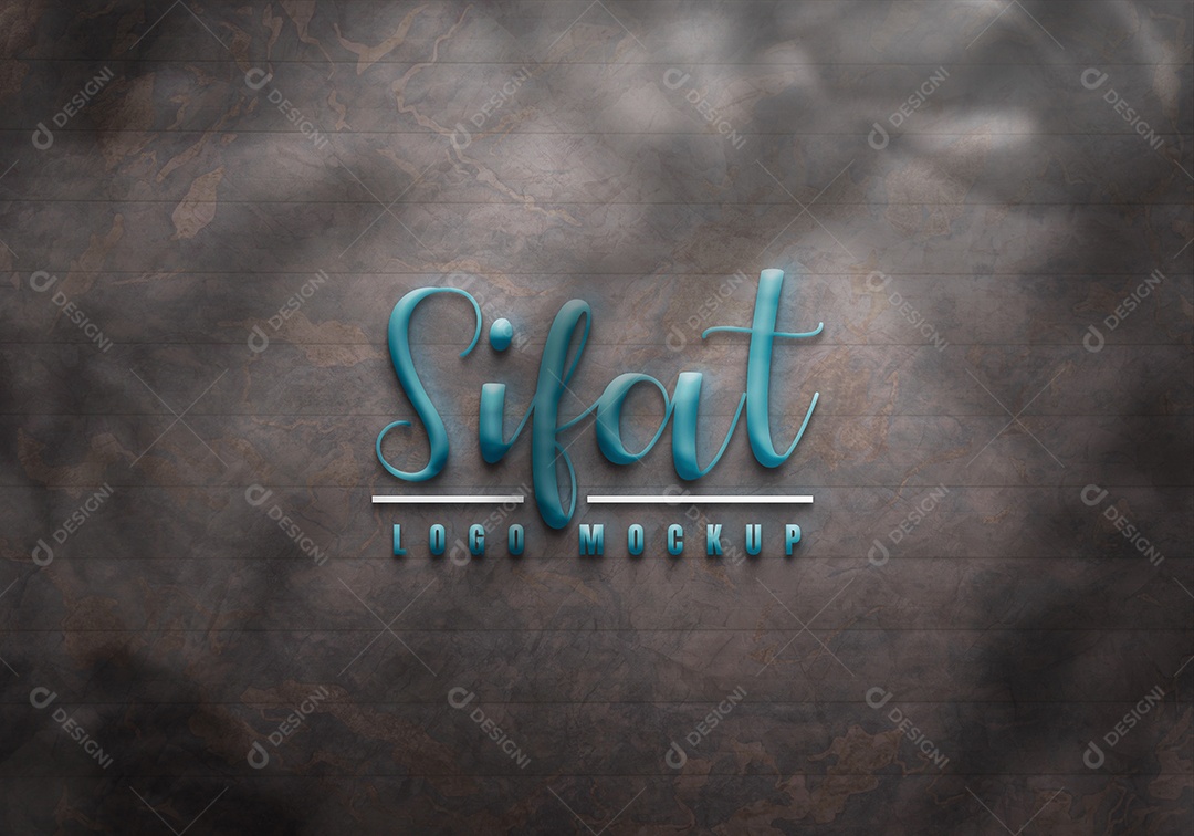 Mockup Logotipo de Empresa PSD Editável