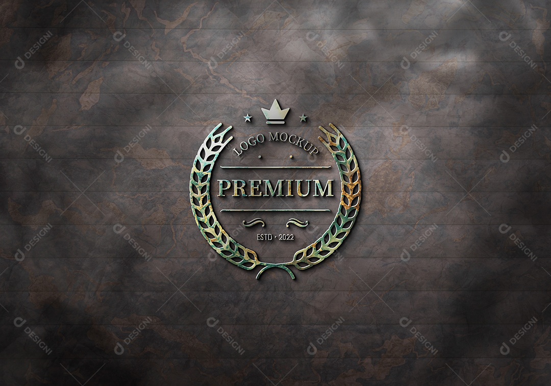 Mockup Logotipo de Empresa PSD Editável