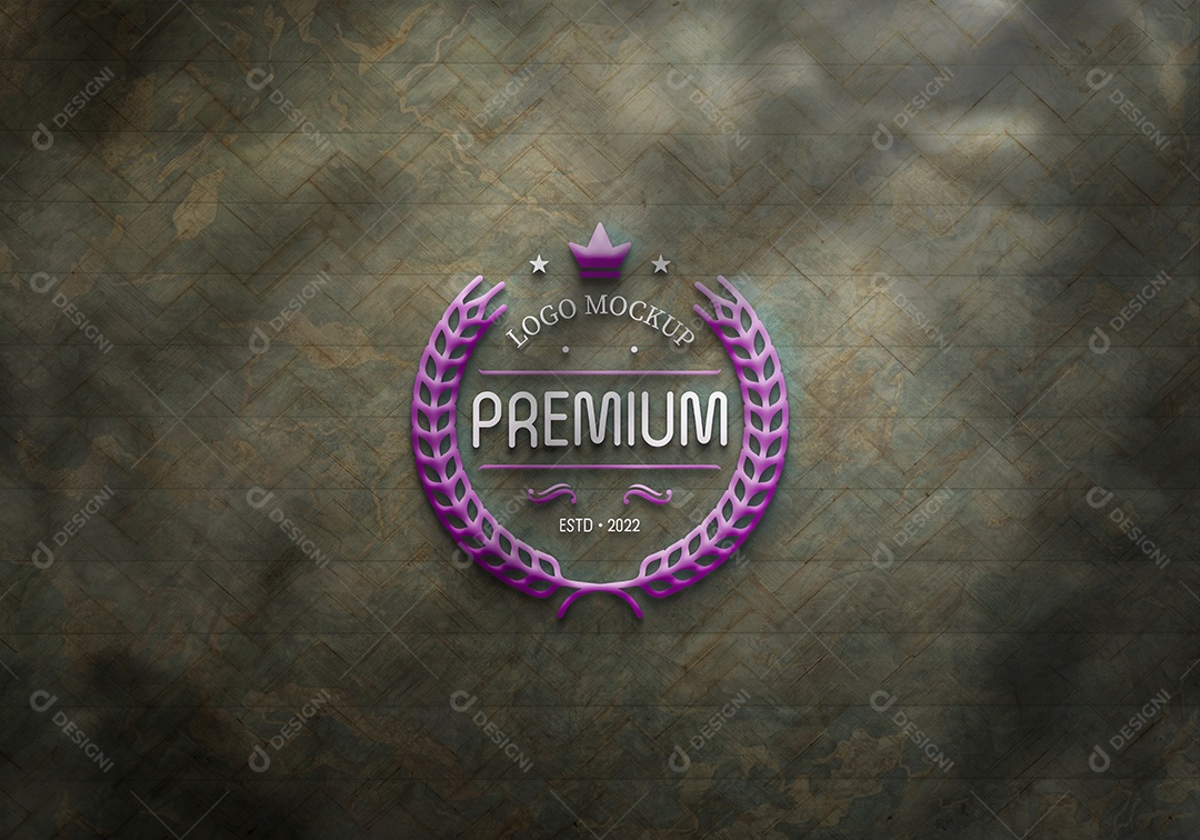 Mockup Logotipo de Empresa PSD Editável