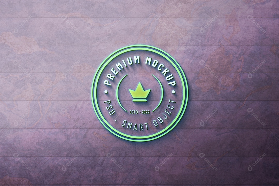 Mockup Logotipo de Empresa PSD Editável