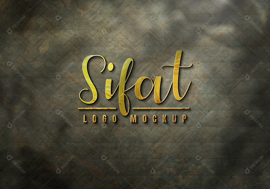 Mockup Logotipo de Empresa PSD Editável