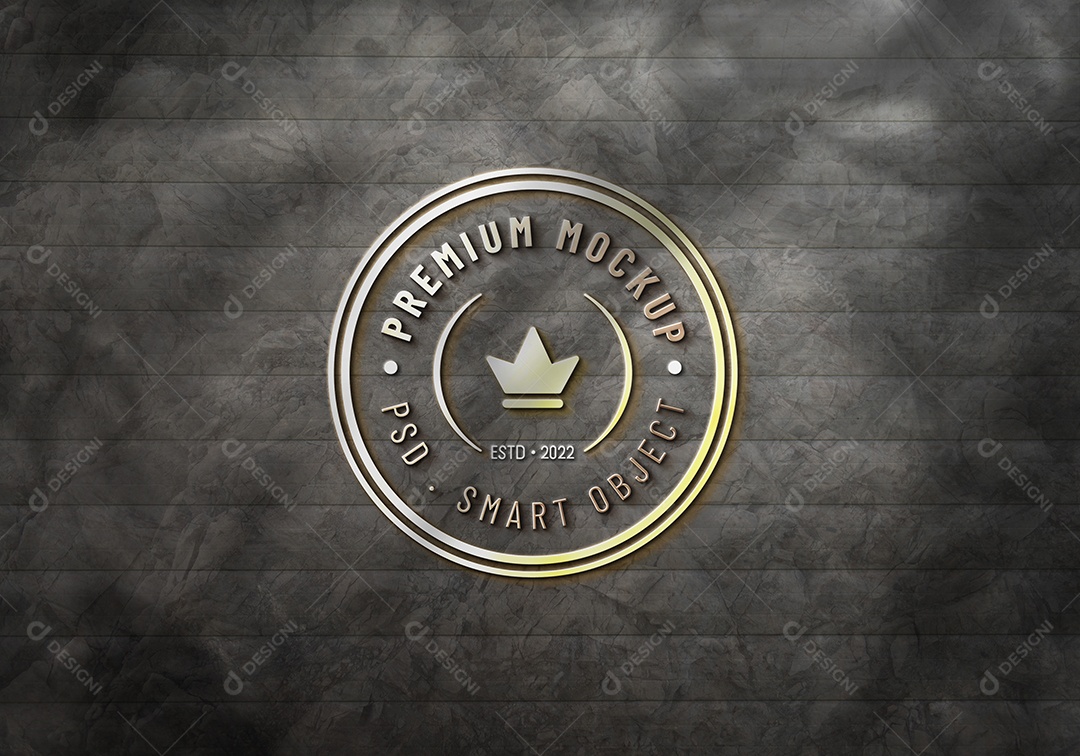 Mockup Logotipo de Empresa PSD Editável