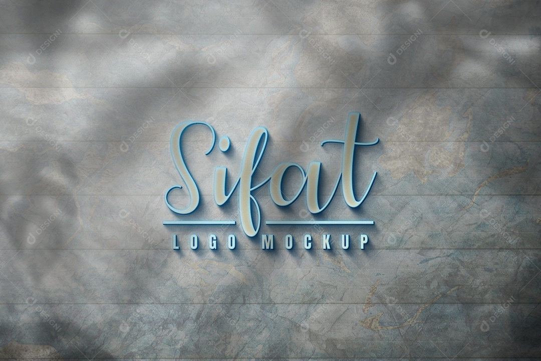 Mockup Logotipo de Empresa PSD Editável