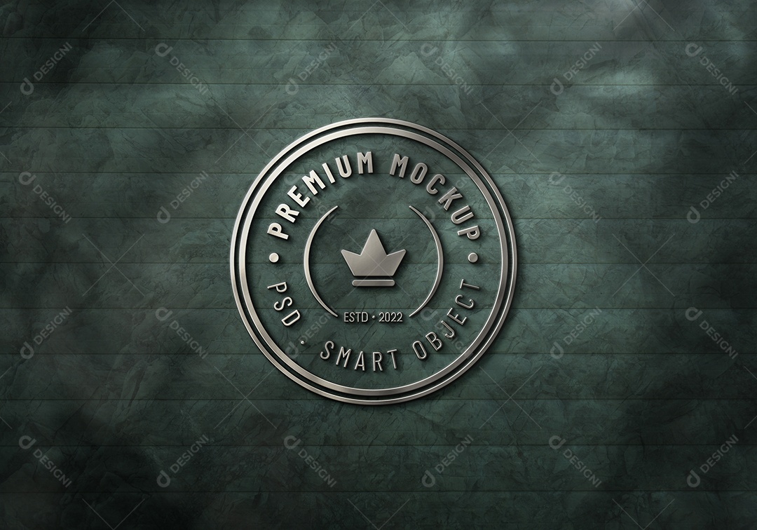 Mockup Logotipo de Empresa PSD Editável