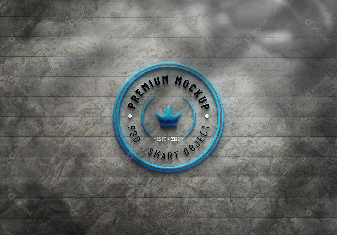 Mockup Logotipo de Empresa PSD Editável