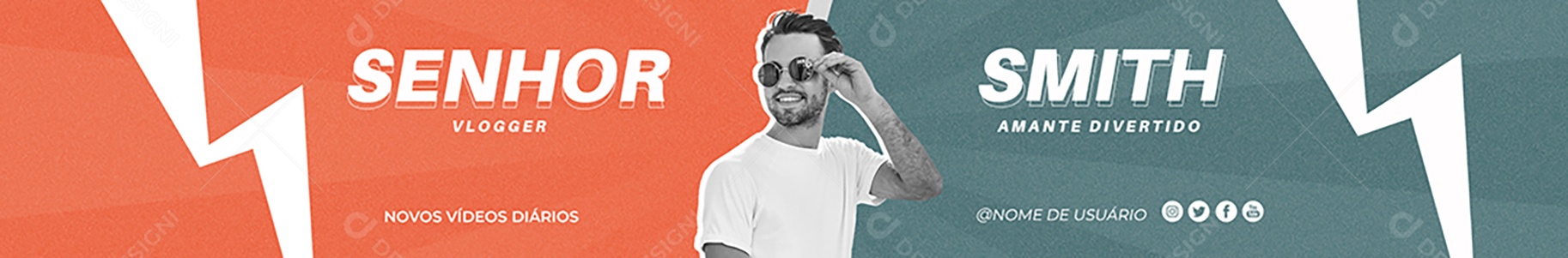 Assinatura de Email Marketing PSD Editável