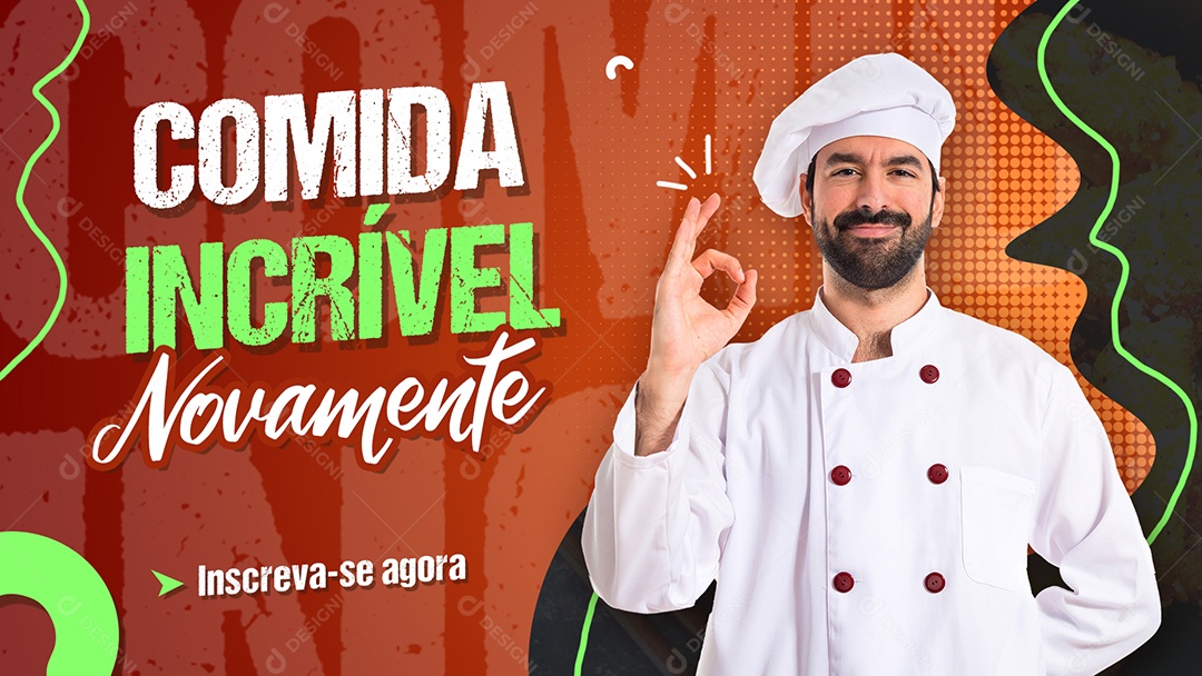 Thumbnail Restaurante PSD Editável