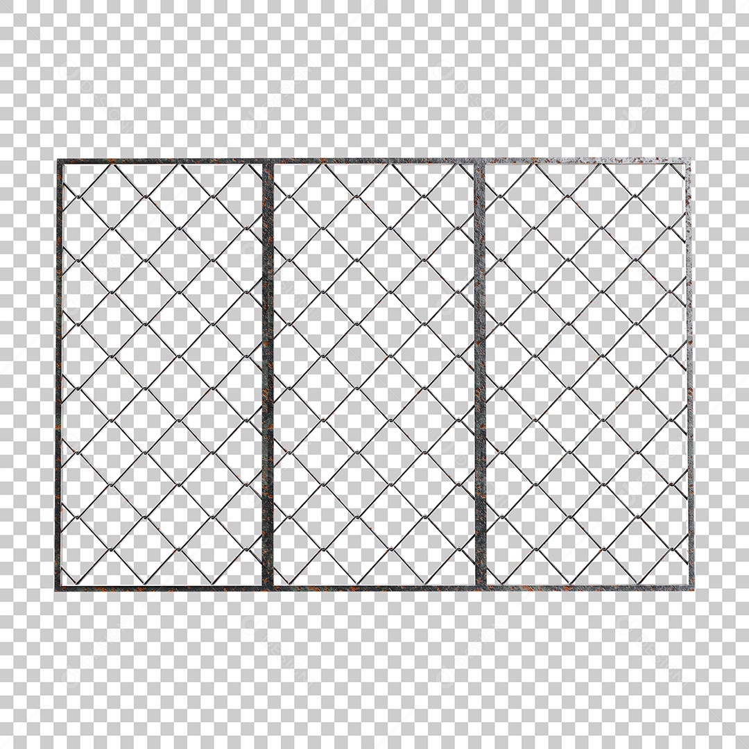 Elemento de Metal 3D Para Composição PNG Transparente