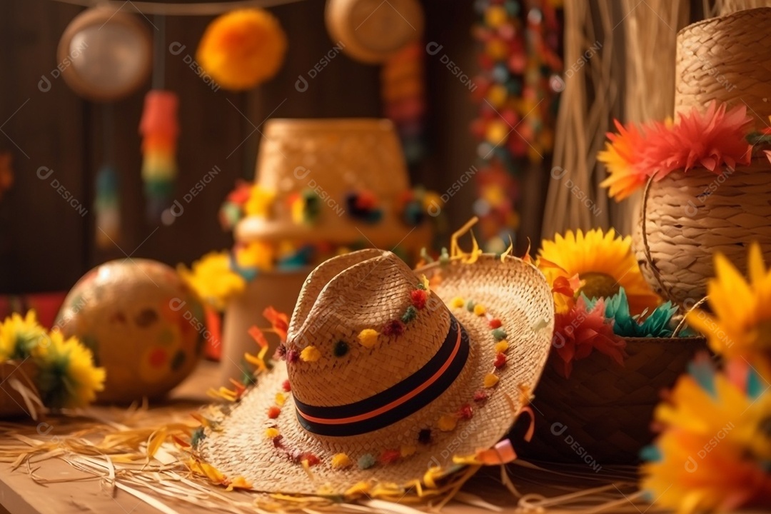 Comemoração de festa junina