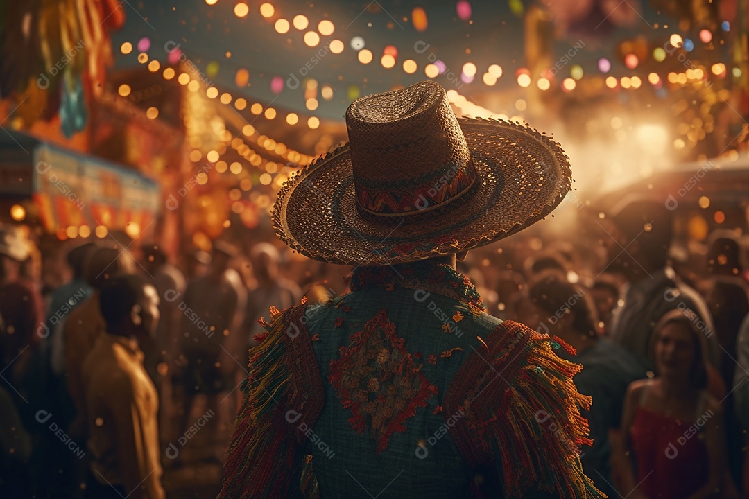 Comemoração de festa junina