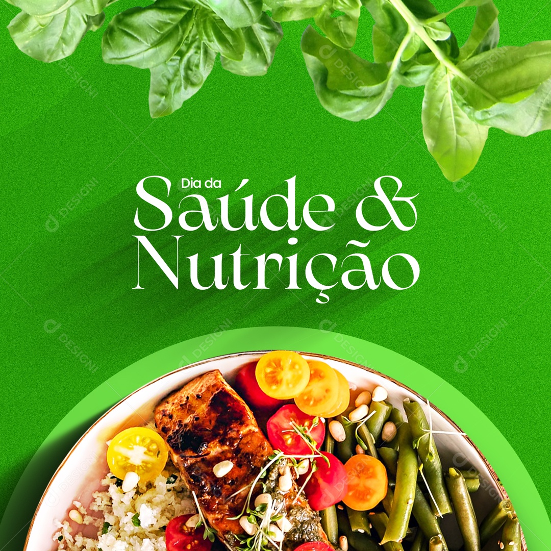 Dia da Saúde e Nutrição 31 de Março Social Media PSD Editável