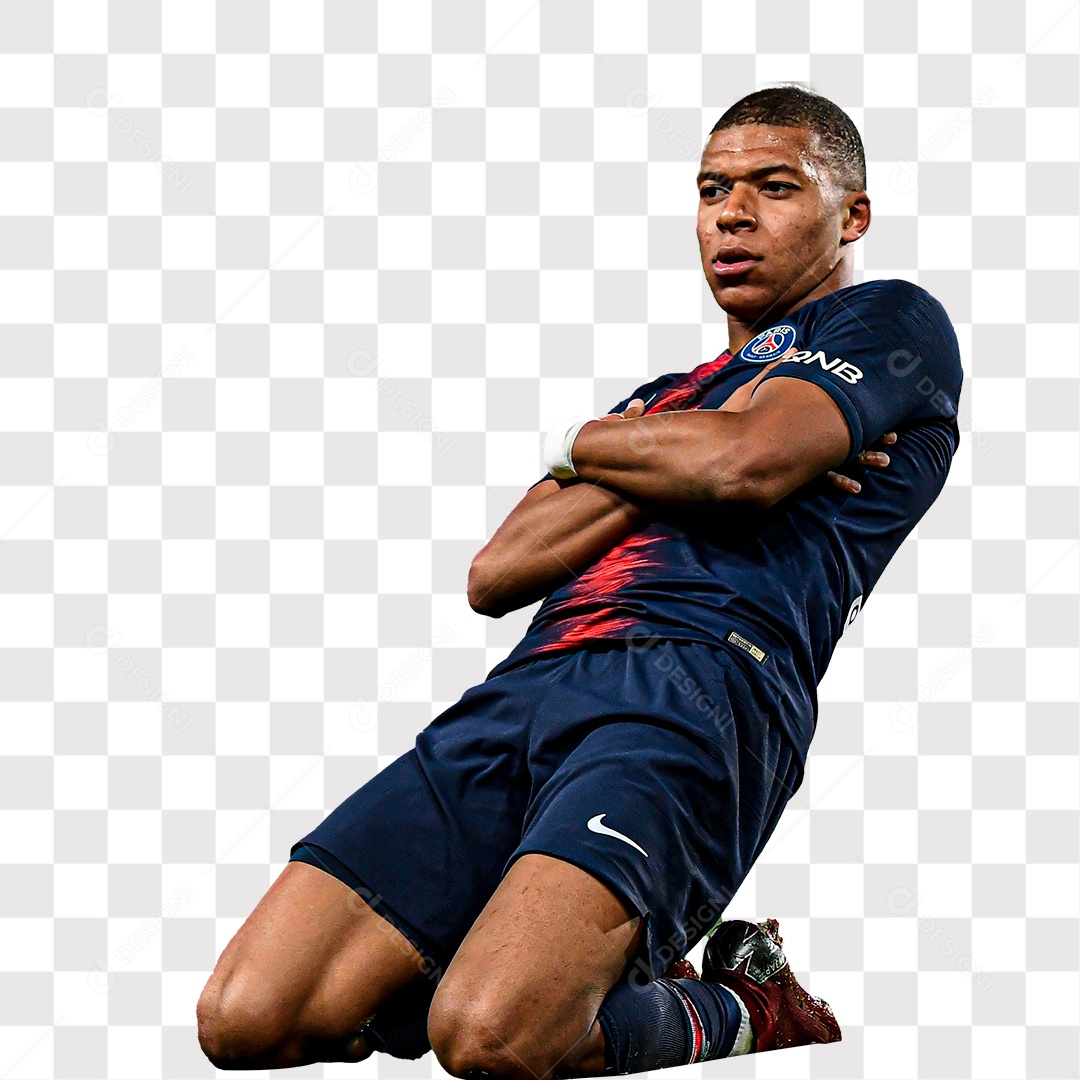 Kylian Mbappé PNG Transparente