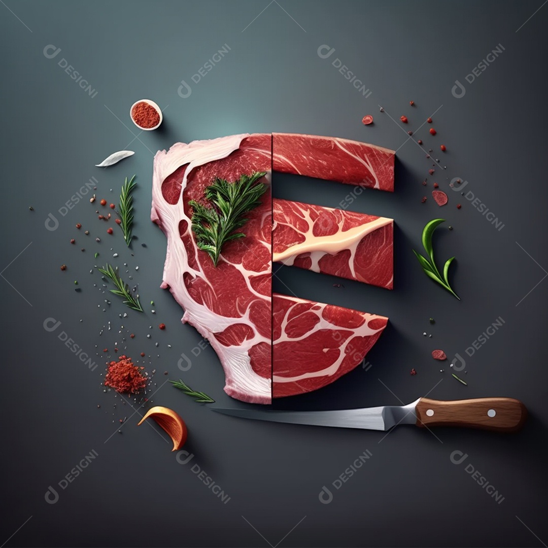 Carne Cortada Efeito Realismo