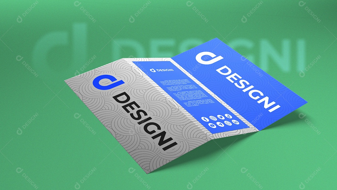 Mockup de Folhas PSD Editável