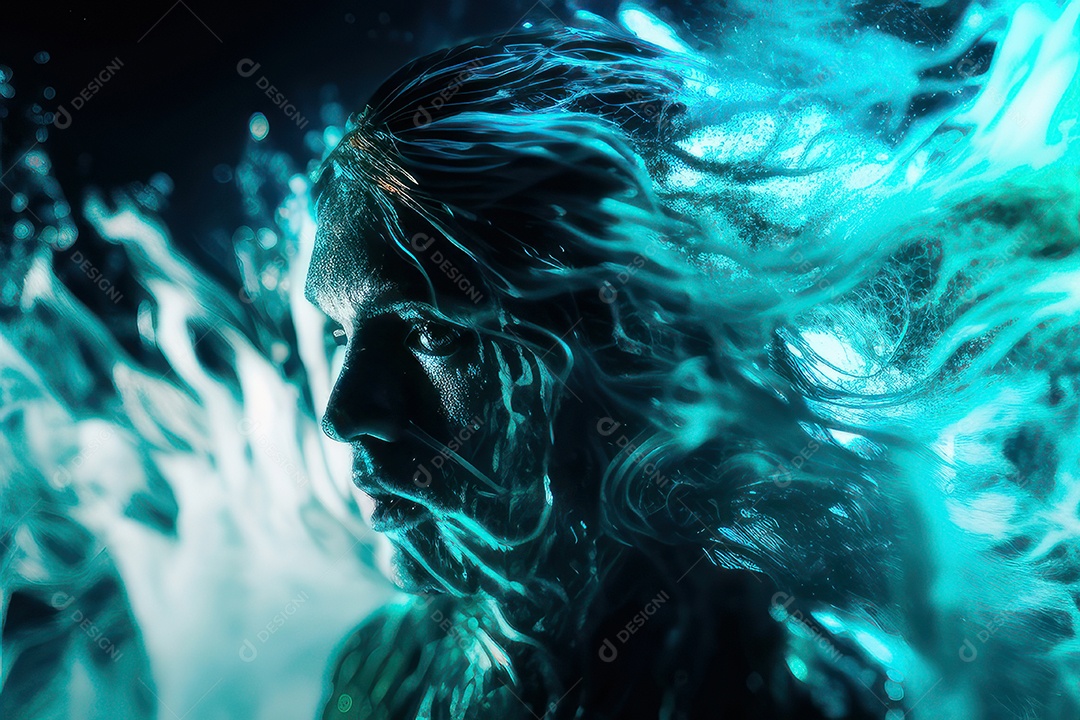 Mulher jovem garota ao lado de esboço de tinta.