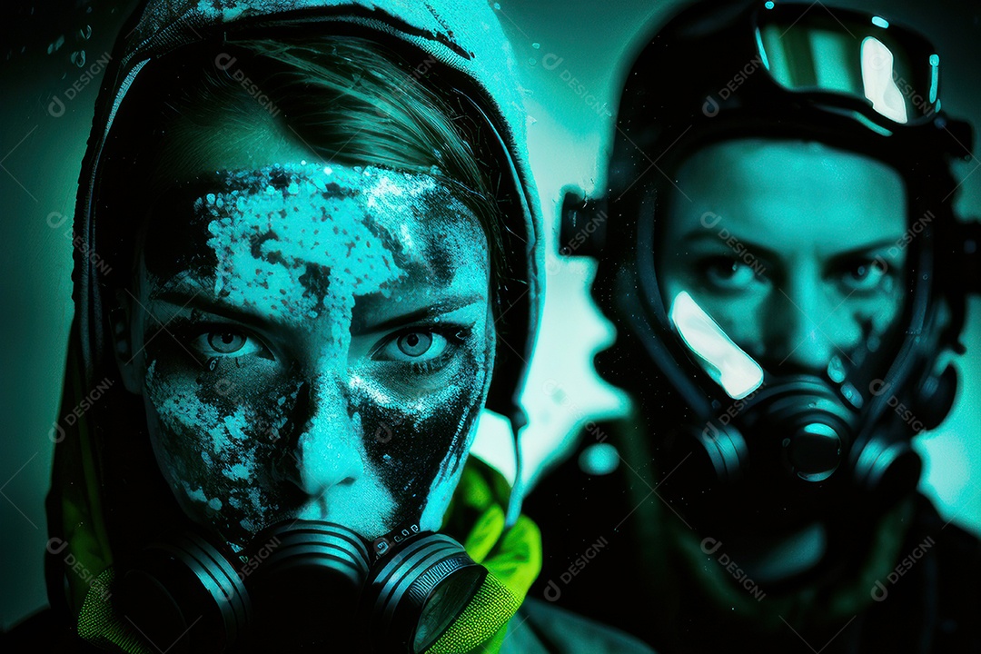 Pessoas jovens sobre local frio.