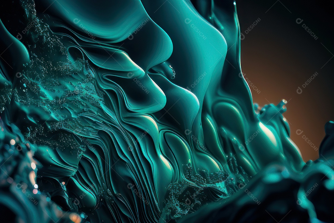 Objeto caindo sobre mar.