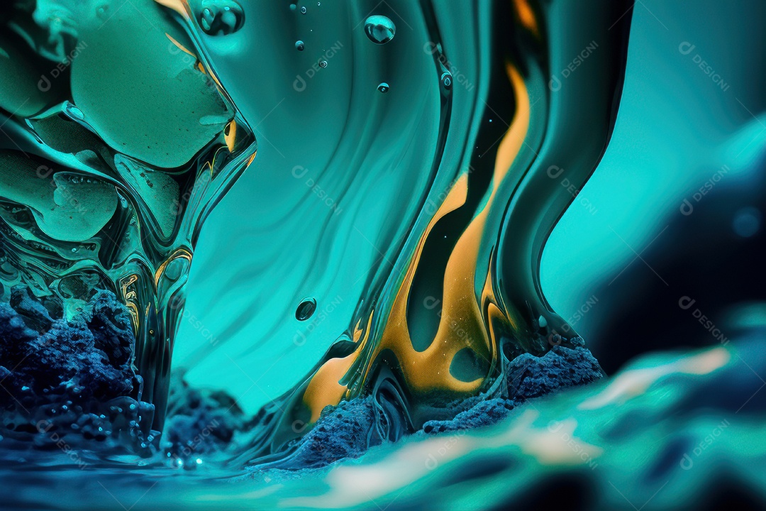 Objeto caindo sobre mar.