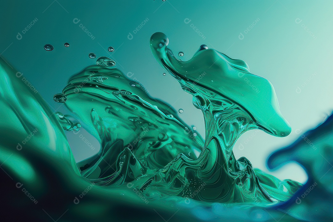 Objeto caindo sobre mar.