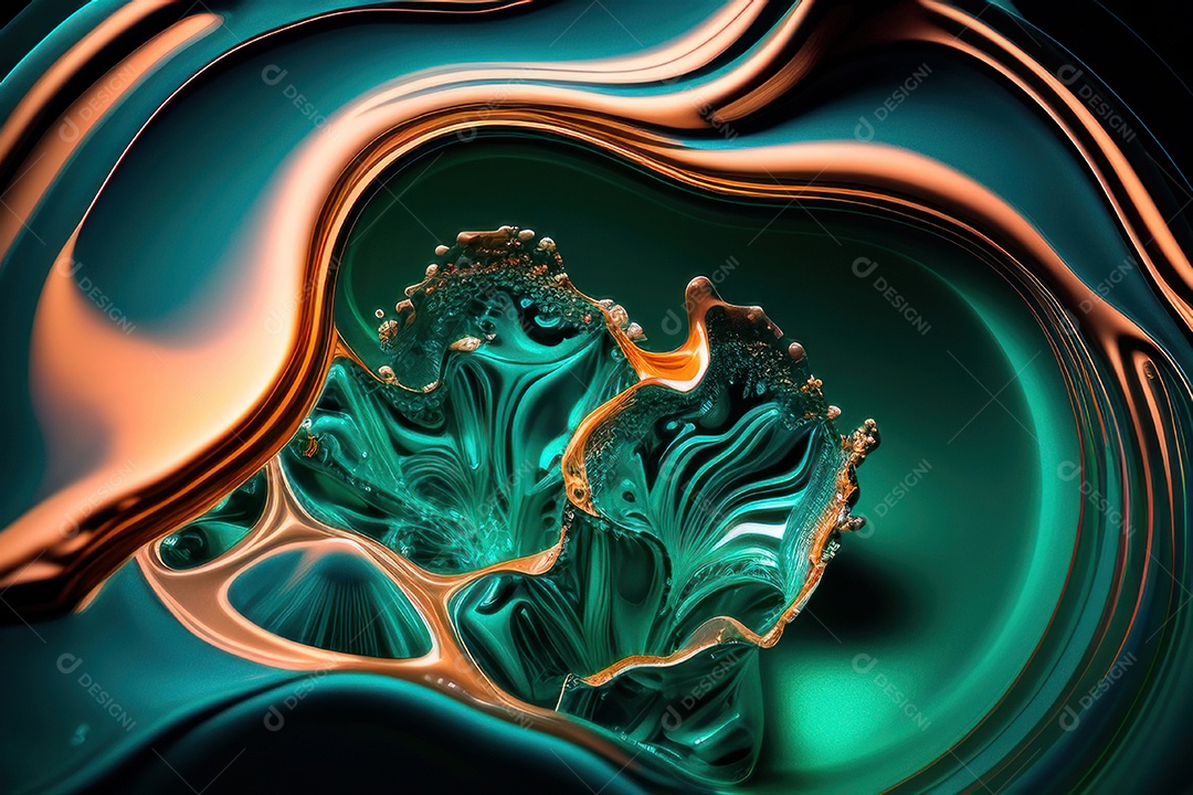 Objeto caindo sobre mar.