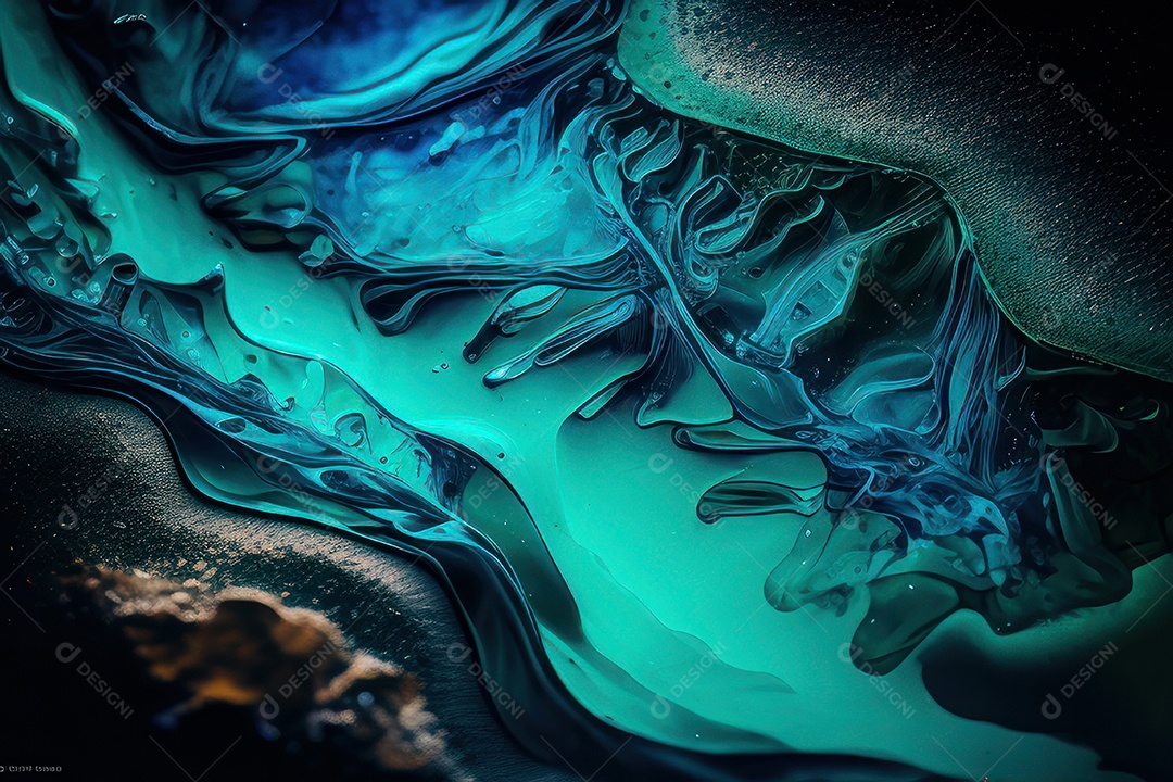 Objeto caindo sobre mar.