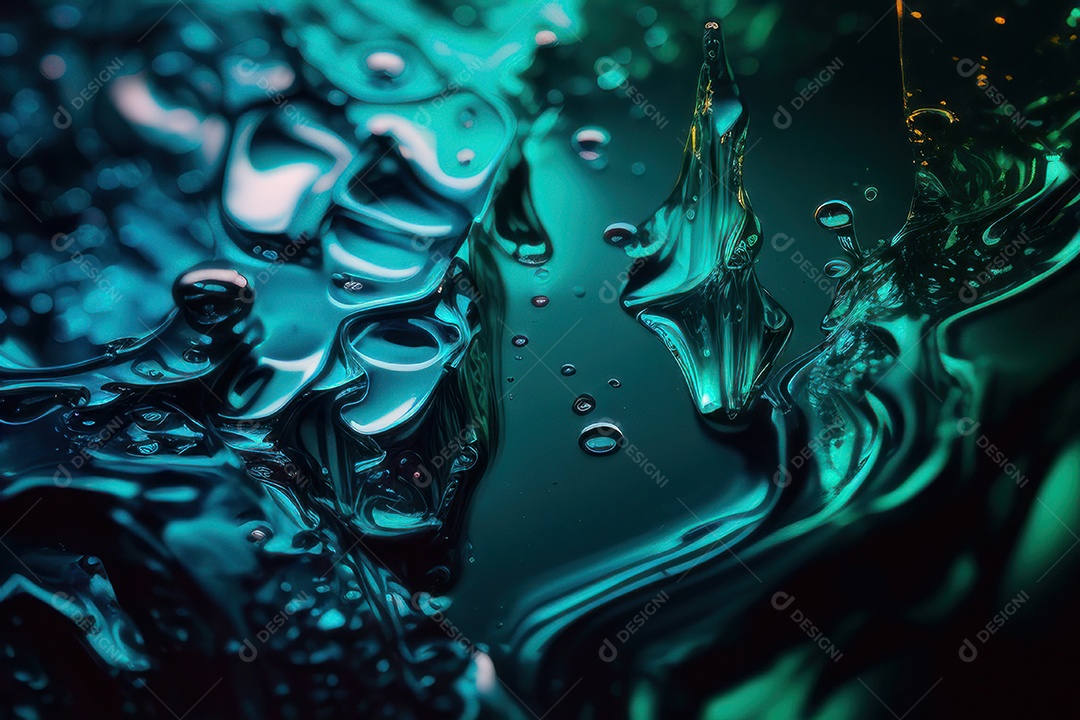 Objeto caindo sobre mar.